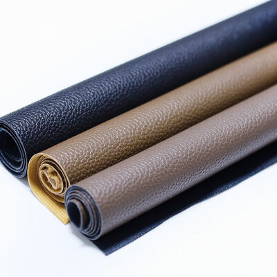 Hot Sale Waterproof PU Litchi Embossed Leather Fabric Car Seats Furniture Decorative Bags Luggage Sofas Gloves