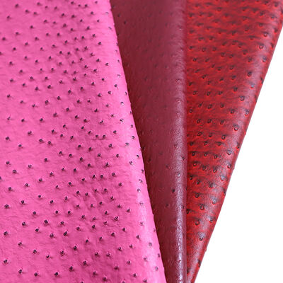 Chinese Manufacture PVC 0.8mm Textured Leather Fabric Materials Stretch Embossed Metallic for Dresses Football Bag Furniture
