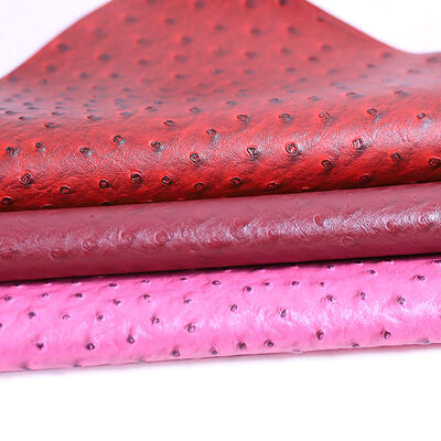 Chinese Manufacture PVC 0.8mm Textured Leather Fabric Materials Stretch Embossed Metallic for Dresses Football Bag Furniture