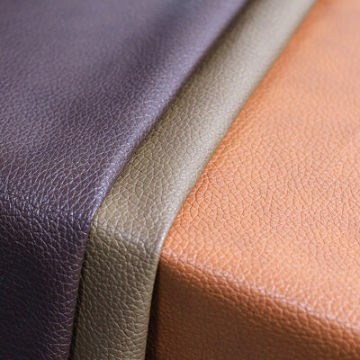 High Quality Embossed Knitted Backing 1.0mm PVC Synthetic Leather Bags for Sofa Furniture Garment Lining Decorative Waterproof