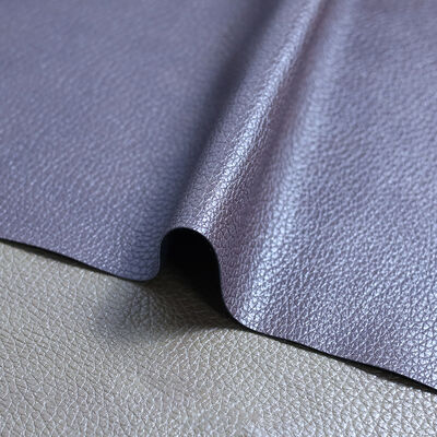 High Quality Embossed Knitted Backing 1.0mm PVC Synthetic Leather Bags for Sofa Furniture Garment Lining Decorative Waterproof