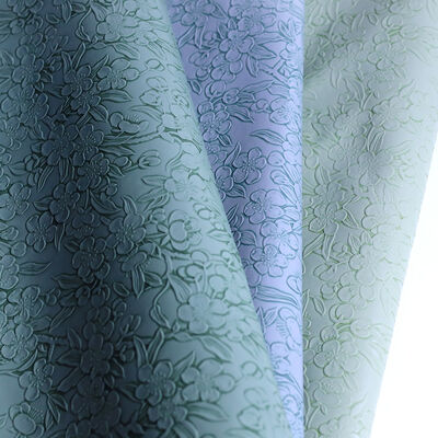 Eco-Friendly PVC Leather Embossed Rose Box Bag Retro Two-Color Relief Printing Design Waterproof Garment Seasonal Dress Car