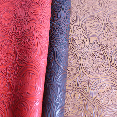 High Quality Embossed PVC Synthetic Leather Fabric Waterproof Wear-Resistant Anti-Mildew Customized Color Decorative Garment