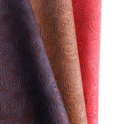 High Quality Embossed PVC Synthetic Leather Fabric Waterproof Wear-Resistant Anti-Mildew Customized Color Decorative Garment