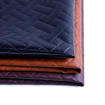 0.8mm PVC Embossed Synthetic Leather for Car Seat & Mat Sofa Handbag Wallet Shoes Decoration