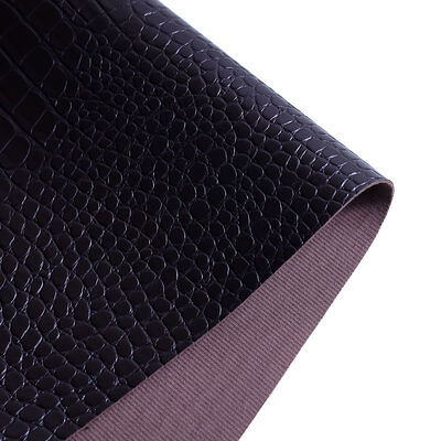 PVC Synthetic Leather Crocodile Pattern Waterproof Wear-Resistant Bags Car Seat Packaging Fabric Custom Color Wholesale