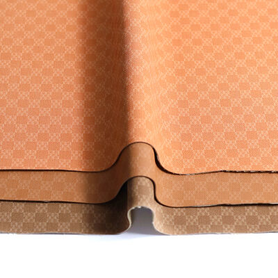 Mold-resistant Wear-resistant Waterproof Anti-Mildew Embossed Checkered PU Cotton-Like Texture Furniture Sofas Tote Bag Garment