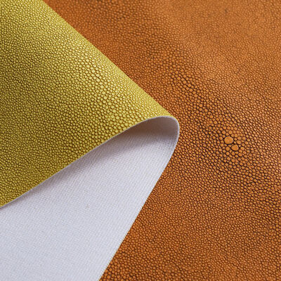 PVC Synthetic Leather Suede Fabric Embossed Crocodile Grain Anti-Mildew Anti-Pill Abrasion-Resistant Furniture Decorative