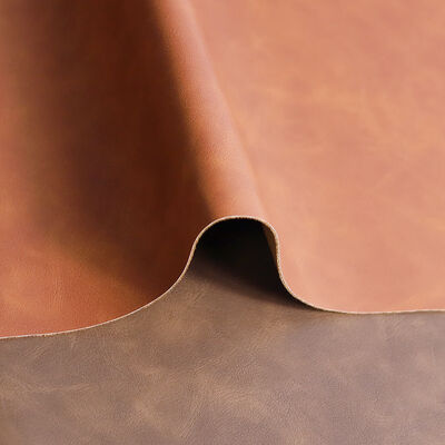 Abrasion-resistant Waterproof Anti-Mildew Embossed PU Leather Fabric Stretch Backing for Furniture Garments Automotive Home