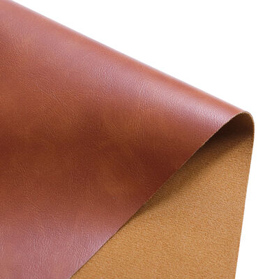 Abrasion-resistant Waterproof Anti-Mildew Embossed PU Leather Fabric Stretch Backing for Furniture Garments Automotive Home