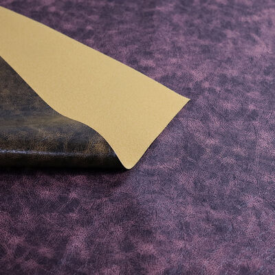 PU Synthetic Leather Embossed Dual Color Waterproof Anti-Mildew Abrasion-Resistant Fabric for Medical Equipment Car Seats Bag