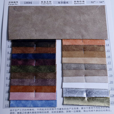 High Quality Hot Sale PU Leather Notebook Cover Sofa Cushion Furniture Fabric Waterproof Customized Color for Bag & Garment Use