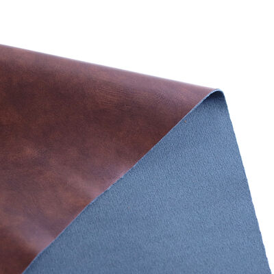 Abrasion-resistant Embossed PU Leather Fabric Knitted Stretch Waterproof Wrinkle Resistant for Furniture Garments Automotive