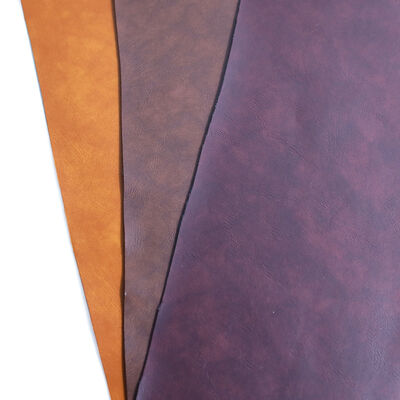 Universal Furniture Double Faced Abrasion-Resistant Anti-Mildew Waterproof Embossed Knitted Brushed Sueded PU Li Chi Pattern