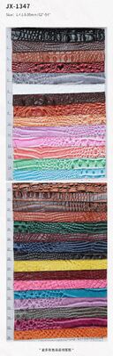 Glossy Embossed Synthetic PVC Leather Fabric Crocodile Faux Leather Waterproof Water Resistant for Bag,suitcases,shoes