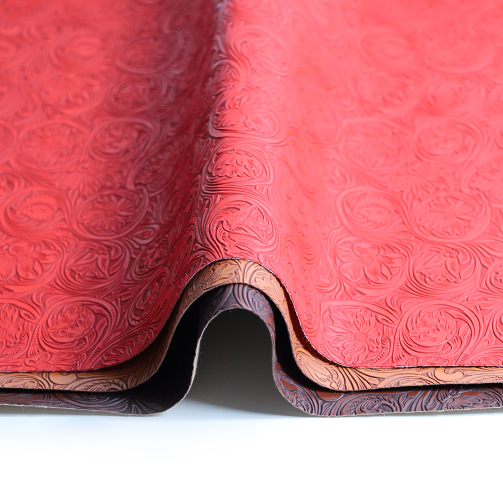 Wear-resistant Embossed PVC Leather Waterproof Comfortable Faux Leather with Anti-Mildew for Bags & Garment Use