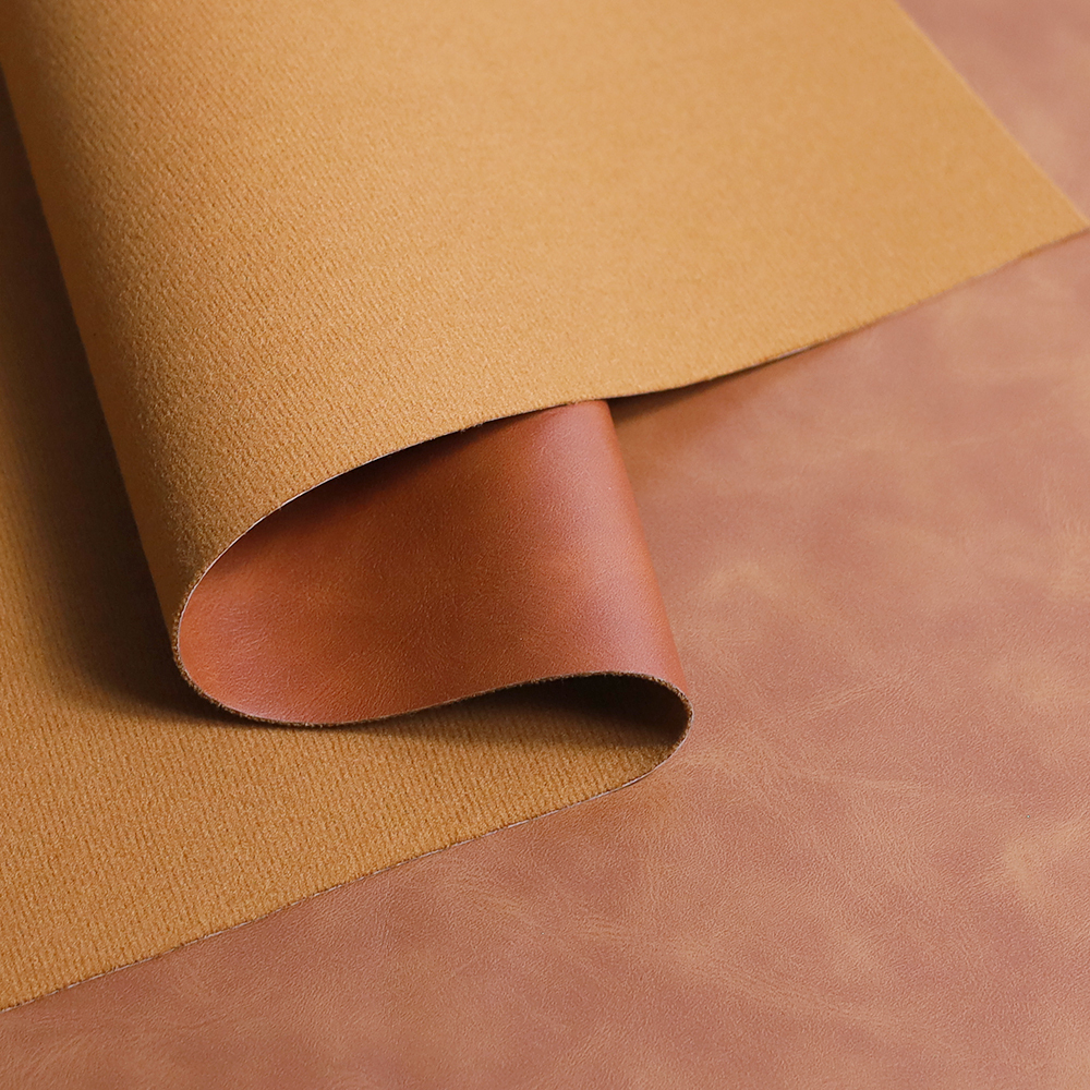 Embossed Stretch PU Leather Fabric Waterproof Anti-Mildew for Car Home Furniture Garment Bags & Shoes-1.0mm Thickness